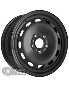 Стальной диск 15000 6x15/5x108 D63.3 ET52.5, Черные Magnetto