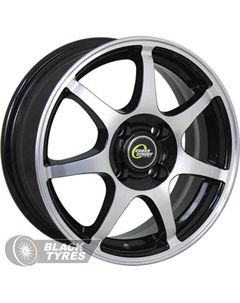 Литой диск CR-15 6x15/4x100 D67.1 ET40, Черные Cross street