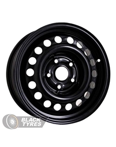 Стальной диск 9535 6x16/5x112 D57.1 ET50, Черные Trebl