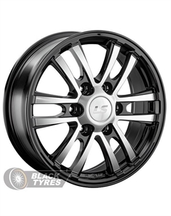 Литой диск 1287 7x17/6x139.7 D106.1 ET30, Черные Ls wheels