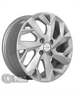 Литой диск KHW1402 5.5x14/4x100 D60.1 ET43, Серебристые Khomen wheels