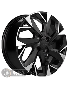 Литой диск KHW1402 5.5x14/4x100 D54.1 ET46, Черные Khomen wheels