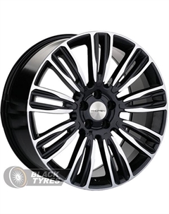Литой диск KHW2004 8.5x20/5x120 D72.6 ET45, Черные Khomen wheels