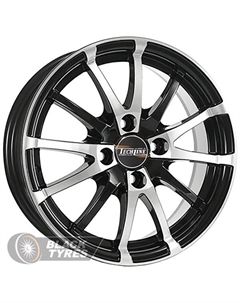 Литой диск TL 420 5.5x14/4x98 D58.6 ET35, Черные Tech line