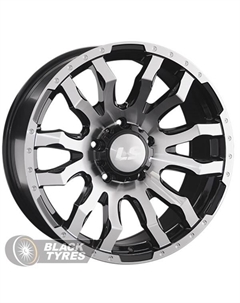 Литой диск 1294 9x20/6x139.7 D100.1 ET20, Черные Ls wheels