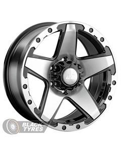 Литой диск 1284 8x17/6x139.7 D100.1 ET30, Черные Ls wheels