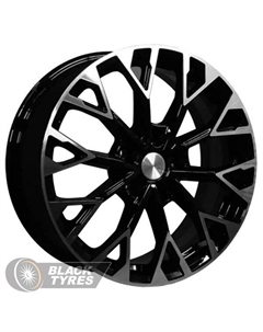 Литой диск KHW1718 7x17/5x114.3 D67.1 ET45, Черные Khomen wheels