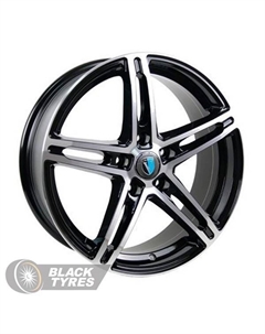 Литой диск 1618 6.5x16/5x114.3 D67.1 ET31, Черные Venti