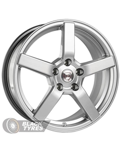 Литой диск R-02 7x17/4x100 D54.1 ET43, Серебристые Nz