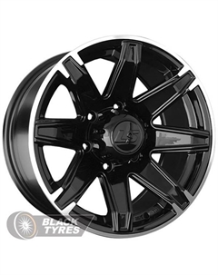 Литой диск 763 8x16/6x139.7 D106.1 ET10, Черные Ls wheels