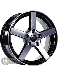 Литой диск R-02 7x17/4x100 D60.1 ET35, Черные Nz