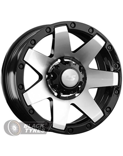 Литой диск 881 7x16/5x139.7 D108.5 ET10, Черные Ls wheels
