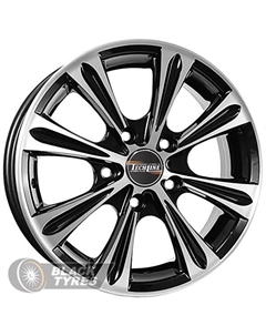 Литой диск TL 523 6x15/4x100 D60.1 ET50, Черные Tech line