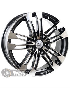 Литой диск R167 7x17/5x120 D65.1 ET55, Черные Rst