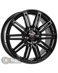 Литой диск R-01 7x17/5x110 D65.1 ET39, Черные Nz