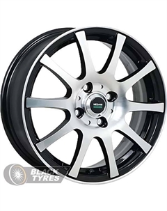 Литой диск MGM-2 6x15/4x100 D54.1 ET46, Черные Megami