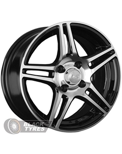 Литой диск 770 7.5x17/4x100 D60.1 ET42, Черные Ls wheels