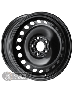 Стальной диск 64H38D 6x15/5x100 D57.1 ET38, Черные Trebl