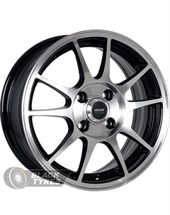 Литой диск MGM-5 6x14/4x100 D73.1 ET35, Черные Megami