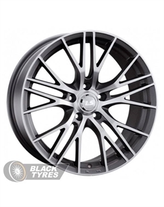 Литой диск 861 7.5x17/4x100 D60.1 ET40, Серые Ls wheels