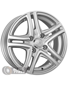 Литой диск 570 6.5x15/4x100 D73.1 ET42, Серебристые Ls wheels