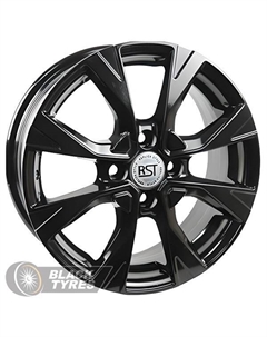 Литой диск R045 6x15/4x100 D54.1 ET48, Черные Rst