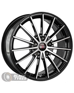 Литой диск M60 7x17/5x114.3 D60.1 ET39, Черные Alcasta