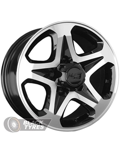 Литой диск 774 7x16/5x139.7 D108.5 ET5, Черные Ls wheels