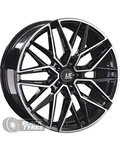 Литой диск RC59 8.5x20/5x112 D66.6 ET20, Черные Ls flowforming