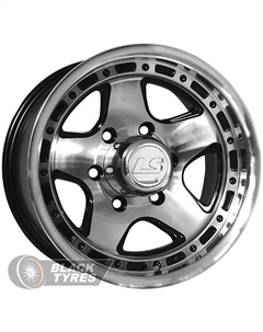 Литой диск 870 8x16/6x139.7 D106.1 ET-10, Черные Ls wheels