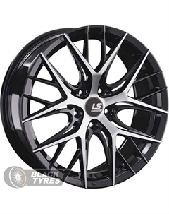 Литой диск RC57 8x18/5x112 D66.6 ET39, Черные Ls flowforming