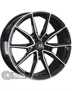 Литой диск RC58 9x20/5x114.3 D72.6 ET45, Черные Ls flowforming