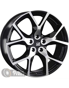 Литой диск RC12 8.5x20/5x112 D66.6 ET30, Черные Ls flowforming