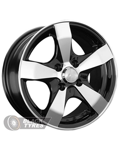 Литой диск 205 7x16/4x100 D73.1 ET40, Черные Ls wheels