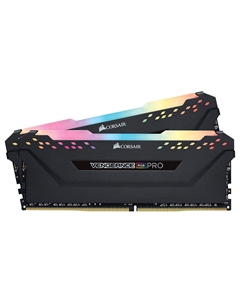 Оперативная память Corsair Vengeance RGB PRO, 32 Гб DDR4 (2x16 Гб), 3200 МГц, CL16, CMW32GX4M2E3200C16, черный