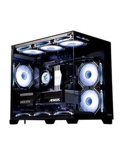 Системный блок Gigabyte, 16 ГБ/500 ГБ, R5 7500F, RX 6750 GRE, S920 Case, чёрный