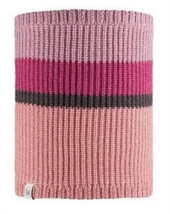 Шарф Knitted & Fleece Carl детский светло-розовый ONE Buff