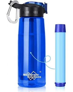 Фляга с фильтром Water Filter Bottle синий Membrane solutions
