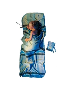 Вкладыш в спальник Kidsack Travelsheet детский голубой 180X76CM Cocoon