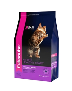 Сухой корм для котят всех пород, домашняя птица (5 кг) Eukanuba