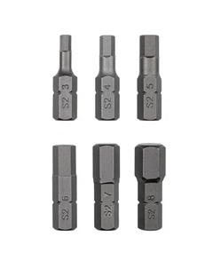 Набор бит XM86DT-3 HEX, 6 шт. Dexter