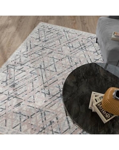 Ковер Лугано 100x160 см полипропилен 8048 цвет серо-коричневый Нева тафт