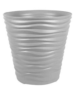 Кашпо Дюна ø46 h45 см v50 л пластик серый Idea