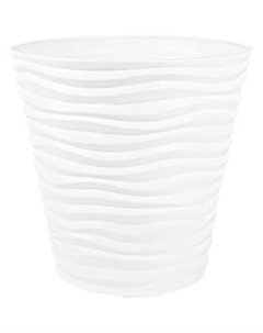 Кашпо Дюна ø46 h45 см v50 л пластик белый Idea