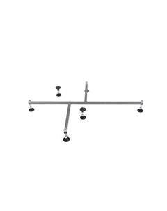 Каркас для душевого поддона Метакам Joy 1/4 круга 90x90 см