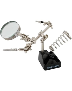 Держатель с лупой для паяльника Dexter