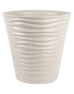 Кашпо Дюна ø46 h45 см v50 л пластик кремовый Idea