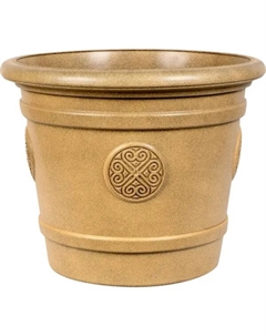 Горшок-кашпо цветочный Medallion ø50 h40 см v40 л пластик коричневый Tek.a.tek