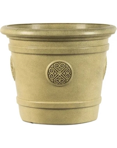 Горшок-кашпо цветочный Medallion ø50 h40 см v40 л пластик фисташковый Tek.a.tek