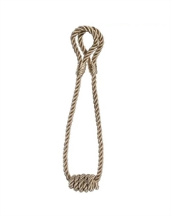 Подхват для штор Шишка 167 60 см металл цвет бежевый Без бренда